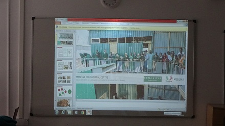 Visita de personal de Kubuka a los alumnos de 4º de ESO