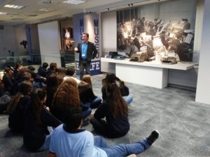 Visita a la Agencia EFE por parte de los alumnos de 1º de Bachillerato