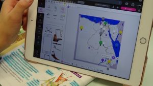 Mapa mental sobre Egipto en 1º de ESO