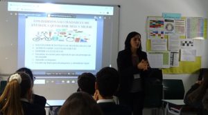 Aprender a quererse para ser feliz, charla impartida en 3º de ESO