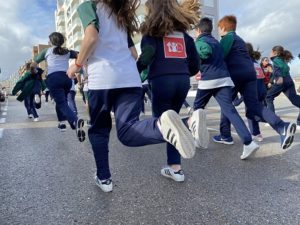 Carrera Kilómetros de solidaridad en Primaria