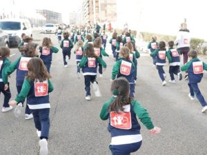 Carrera Kilómetros de solidaridad en Primaria