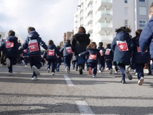 Carrera solidaria en Infantil 