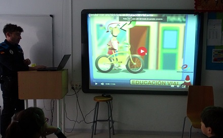 Cursillo de Educación vial en 3º de Primaria