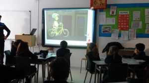 Cursillo de Educación vial en 3º de Primaria