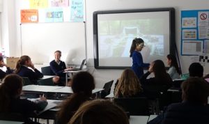 Representación teatral de Frankenstein en OWS en 1º de ESO