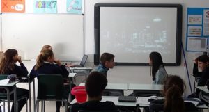 Representación teatral de Frankenstein en OWS en 1º de ESO
