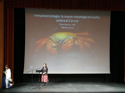Conferencia sobre inmunooncología para los alumnos de 4º de ESO y 1º de Bachillerato de Ciencias