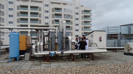 Estudio de la demanda energética del colegio realizada por los alumnos de 1º de Bachillerato