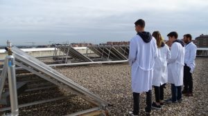 Estudio de la demanda energética del colegio realizada por los alumnos de 1º de Bachillerato