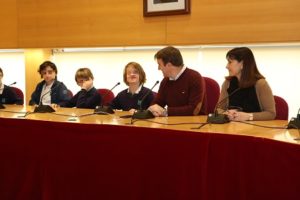 Visita al ayuntamiento de Tres Cantos de los alumnos de 5º de Primaria