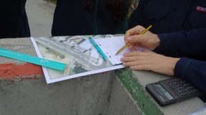 Los alumnos de 4º de ESO practican escalas y trigonometría 
