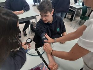 Frecuencia cardíaca en 1º de Bachillerato