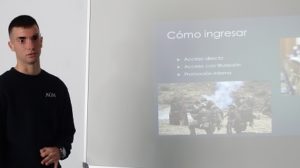 Explicación de cómo es su día en la Academia General Militar de Zaragoza 
