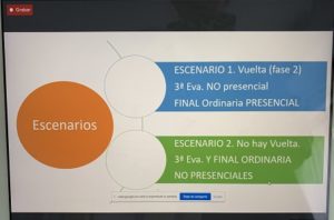 Reunión on line a padres de 1º de Bachillerato