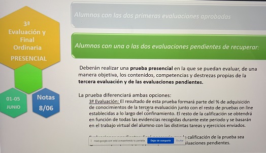 Reunión con padres de 4º de ESO