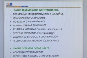 Espacio para padres 'Impactos del Covid en los niños'
