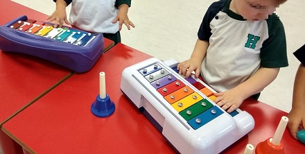 Conocer los instrumentos en Nursery 2