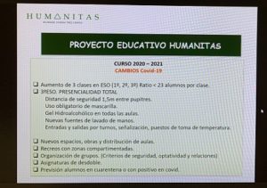 Reuniones informativas en Secundaria