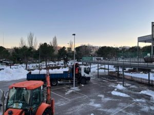 Finalizan las tareas de limpieza de nieve