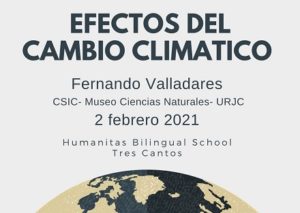 Efectos del cambio climático en 2º de Bachillerato