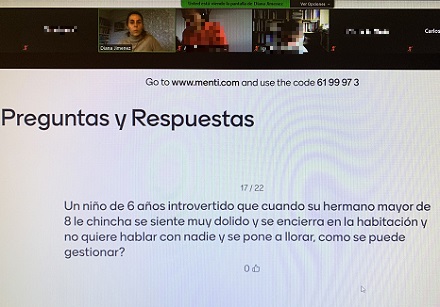Charla organizada por el AMPA