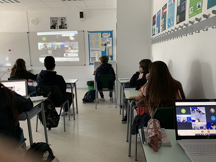 Charla sobre la UE en 1º de Bachillerato