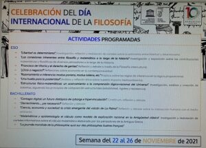 Día de la Filosofía en Bachillerato