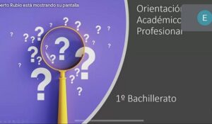 Presentación de modalidades en 1º de Bachillerato